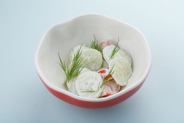 ДЕТСКИЙ Овощной салат со сметаной