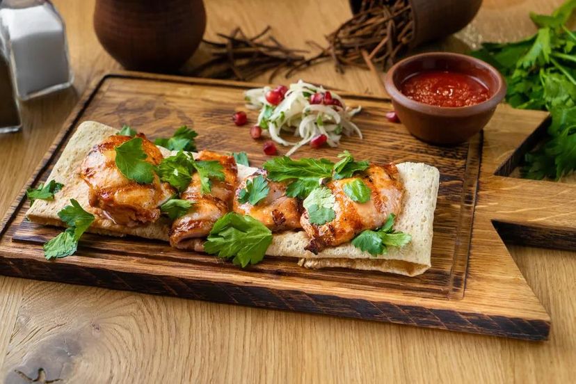 Шашлык из куриного бедра