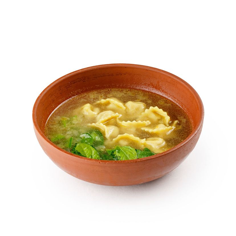 Суп с тортеллини из телятины