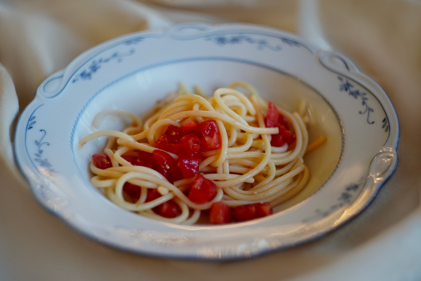 Спагетти с томатиками