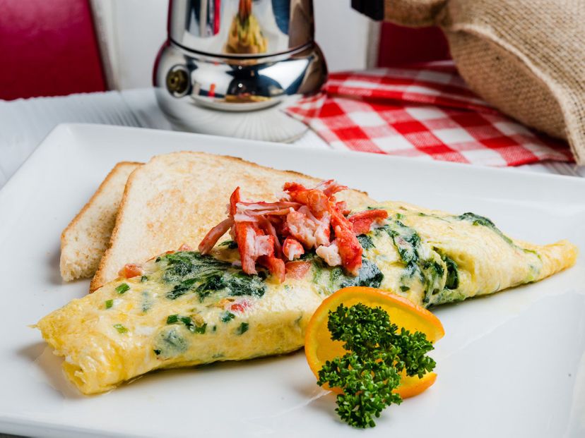 Омлет "Сахалин" с крабовым мясом