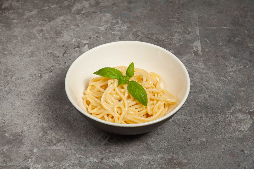 Спагетти сливочное масло